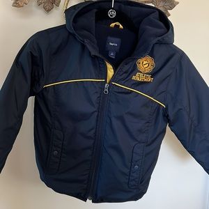 Gap Boys Blue Lightweight Fleece lined Hooded Jacket